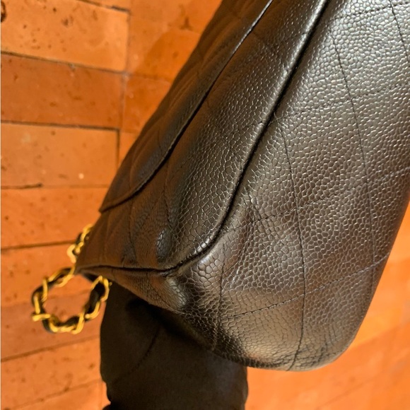 Chanel double flap bag quilted caviar jumho - Picture 12 of 17